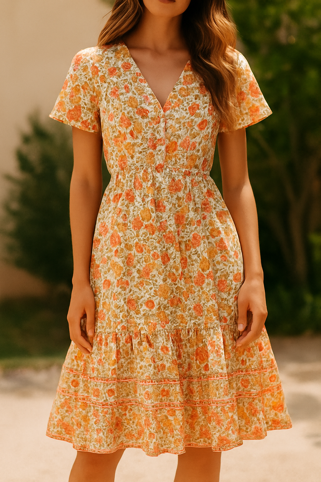 Robe fleurie bohème